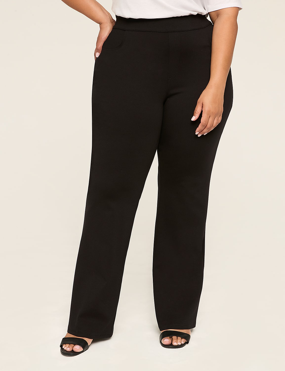Ponte Pull-On Boot Pant Product Image 1