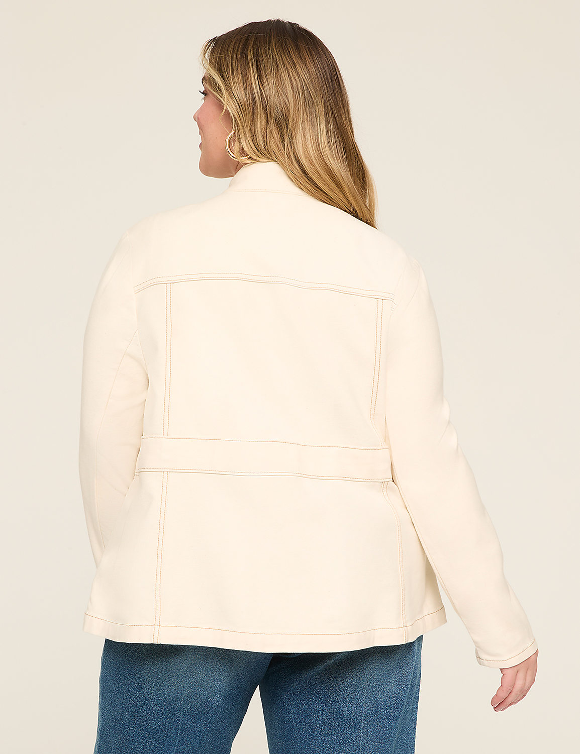 Stretchy Dobby Utility Jacket Product Image 2