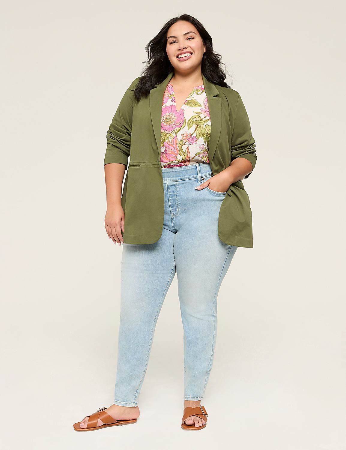 Oversized Twill Jacket Product Image 3