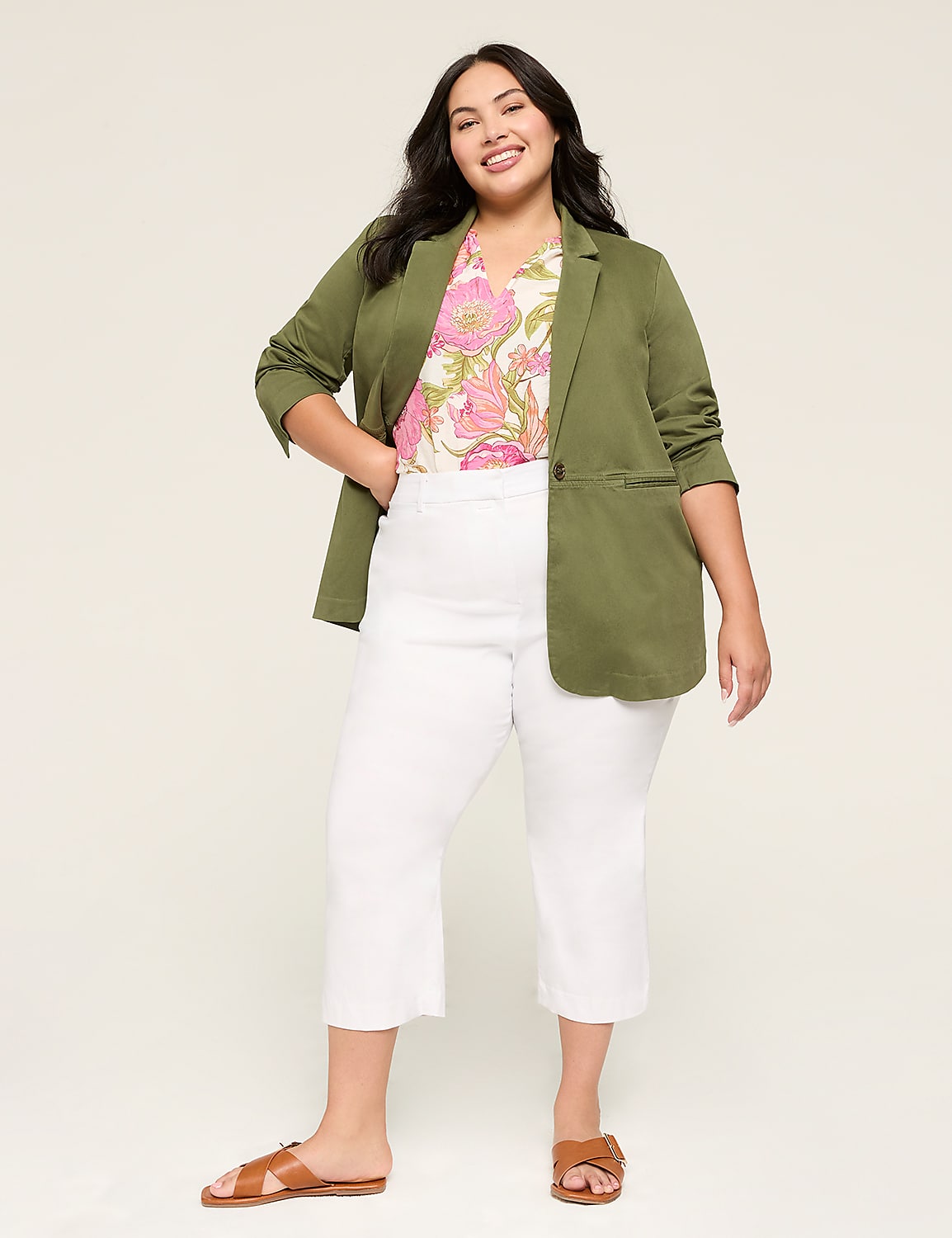 Oversized Twill Jacket Product Image 4