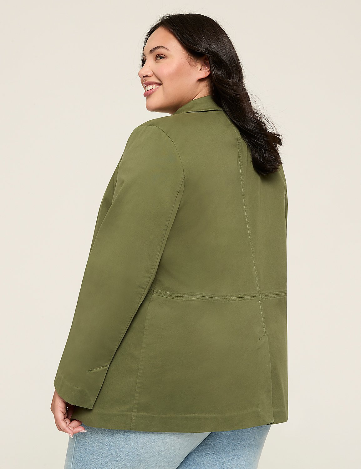 Oversized Twill Jacket Product Image 2