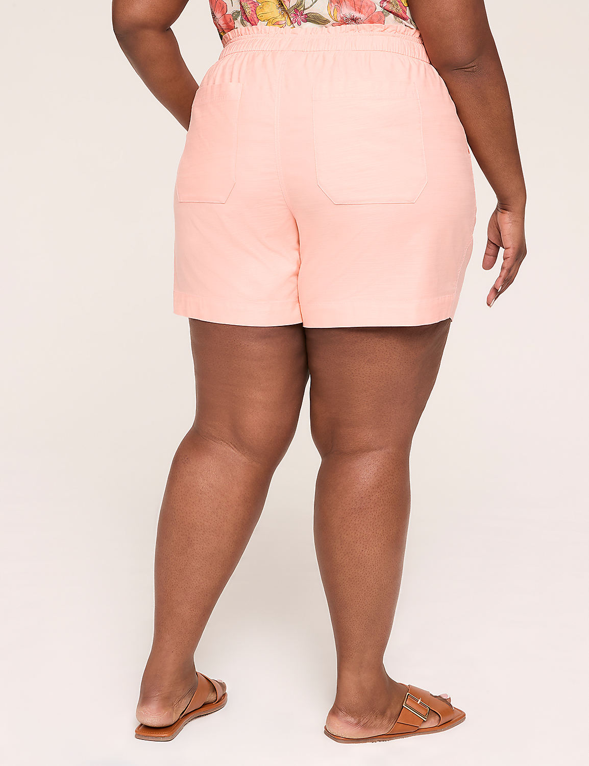 Slub Pull-On Short Product Image 2