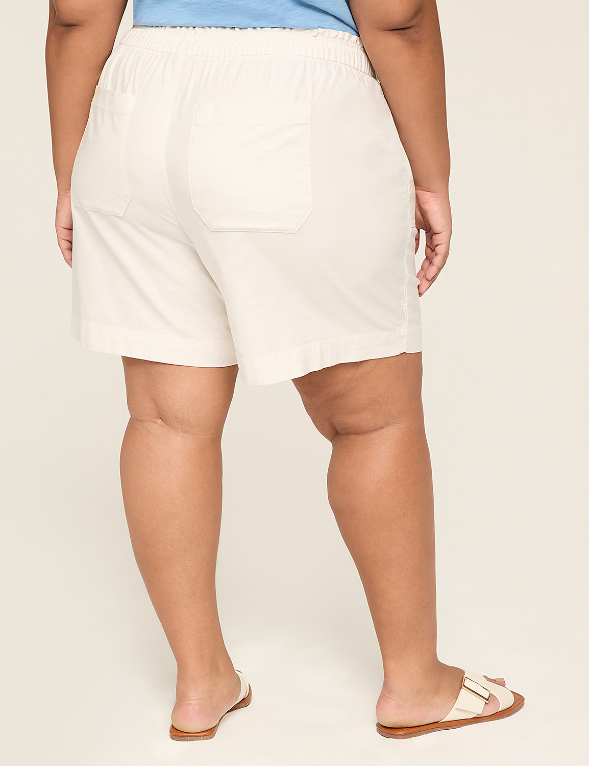 Slub Pull-On Short Product Image 2