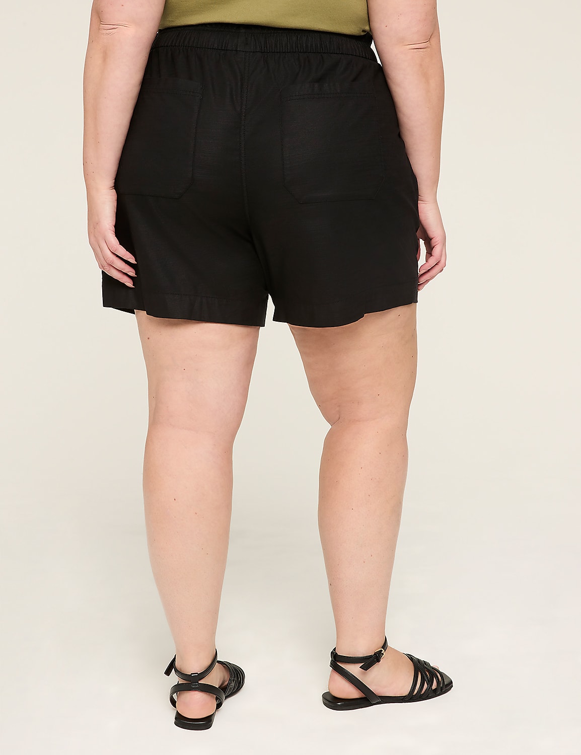 Slub Pull-On Short Product Image 2