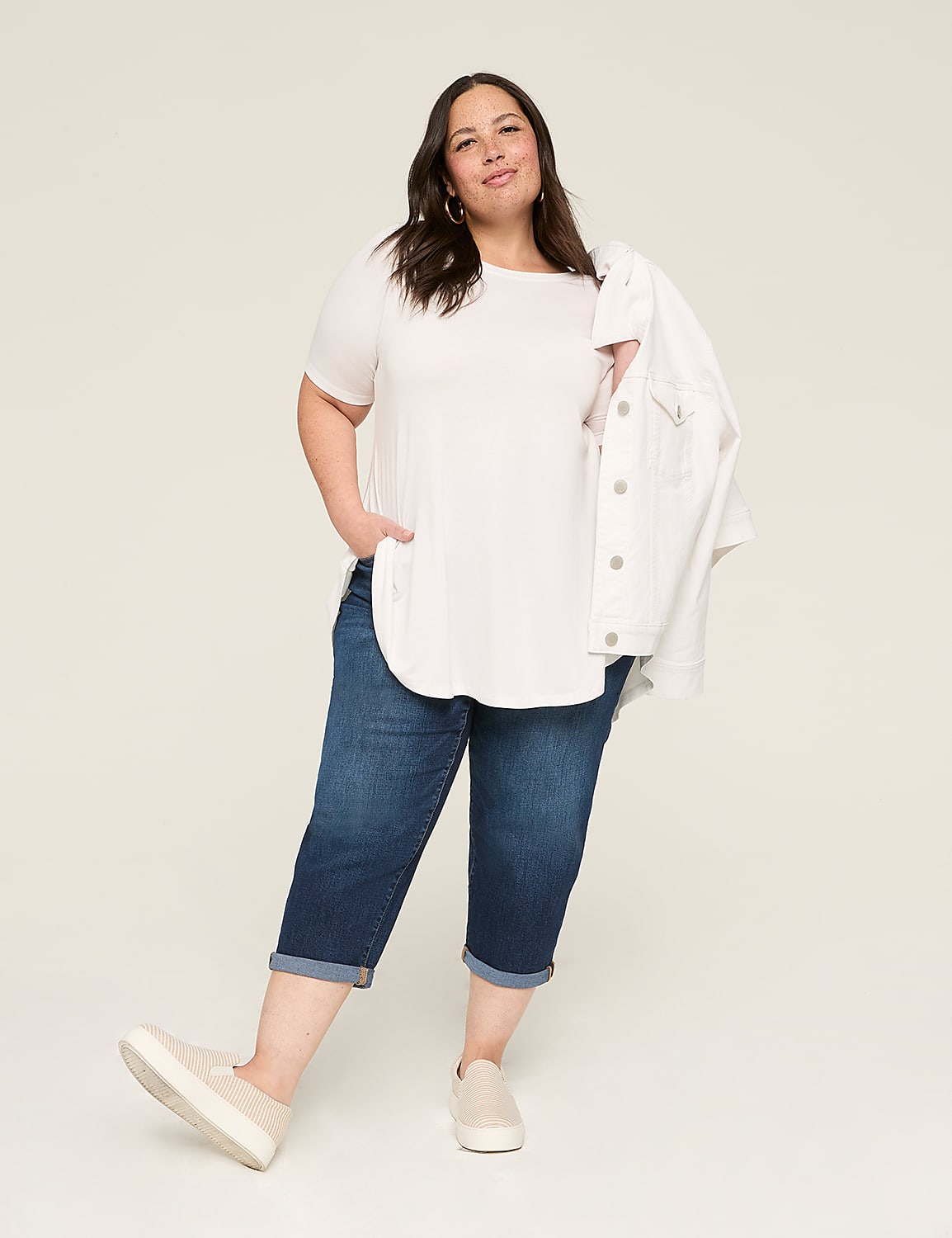 Max Swing Perfect Sleeve Boatneck Tee Product Image 3