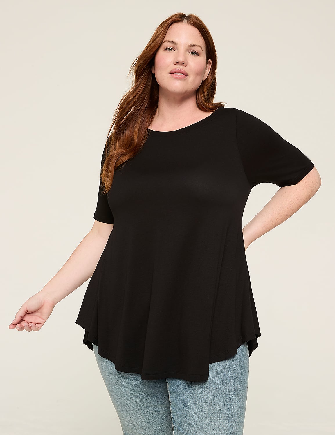 Max Swing Perfect Sleeve Boatneck Tee Product Image 1