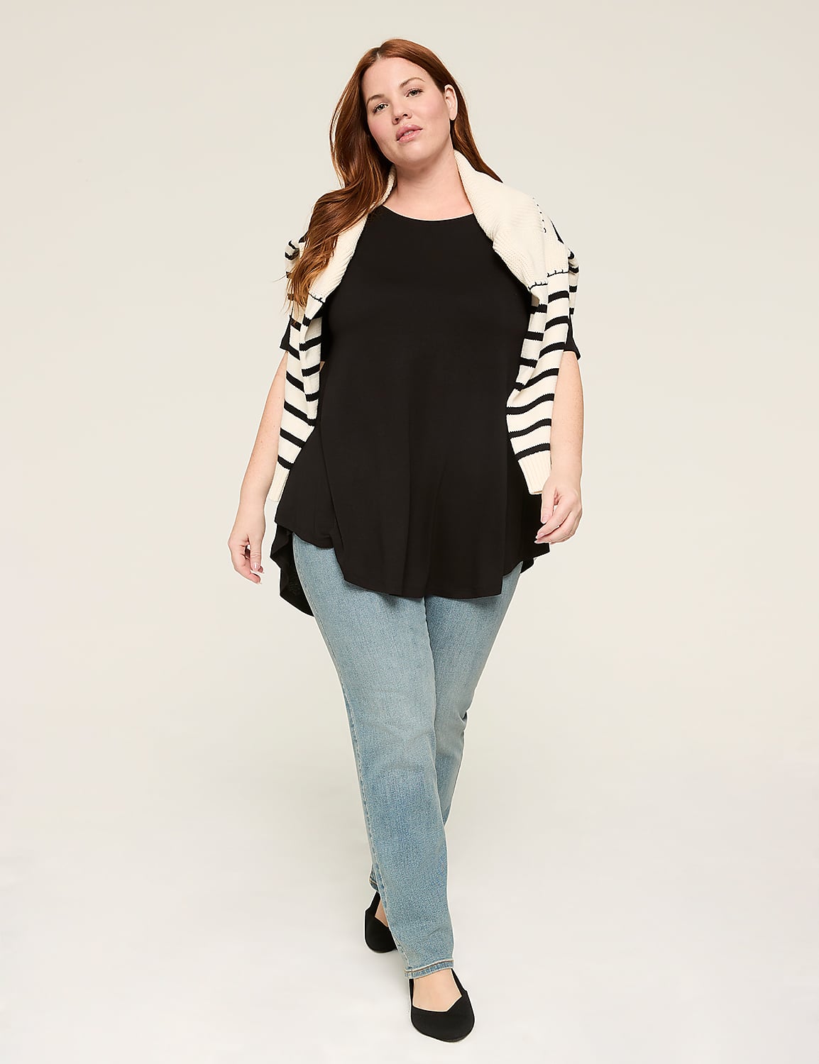Max Swing Perfect Sleeve Boatneck Tee Product Image 3
