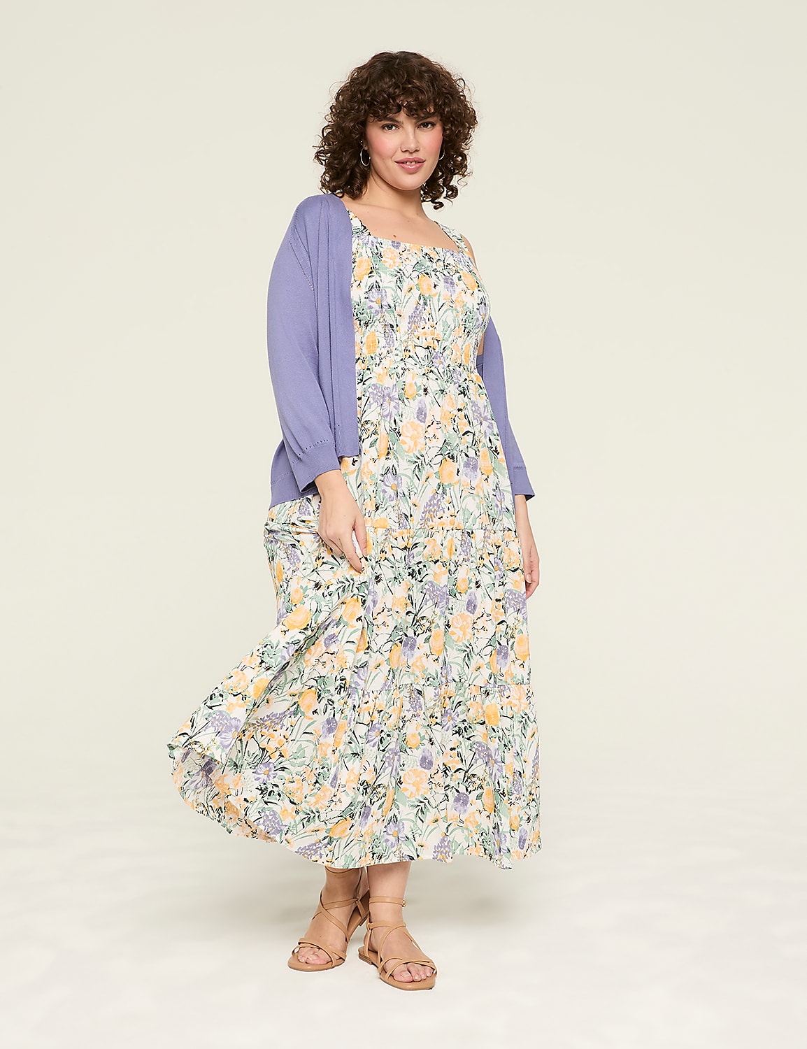 3/4-Sleeve Open-Front Shrug Product Image 3