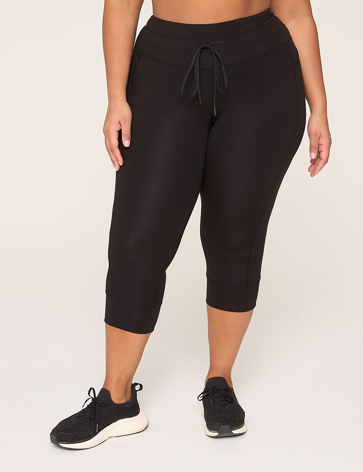 LIVI Soft Drawstring 21" Capri Legging Product Image 1