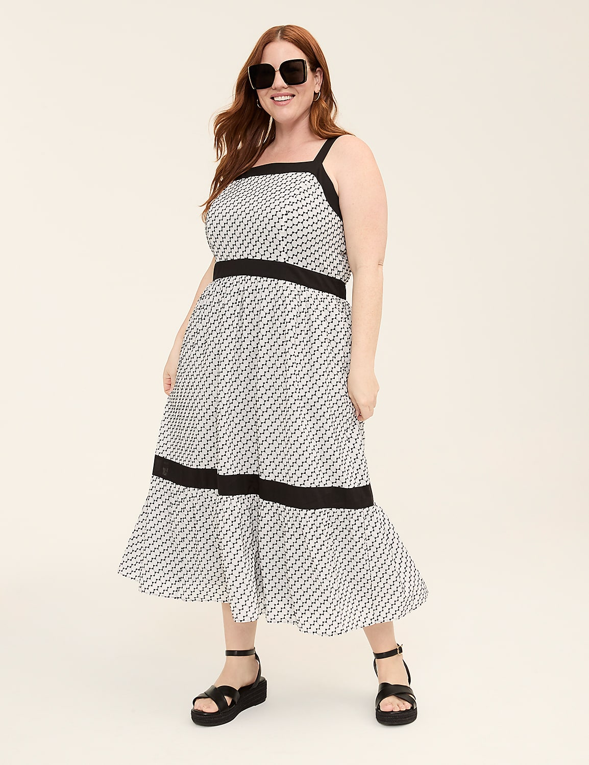 Square-Neck Tank Maxi Dress Product Image 1