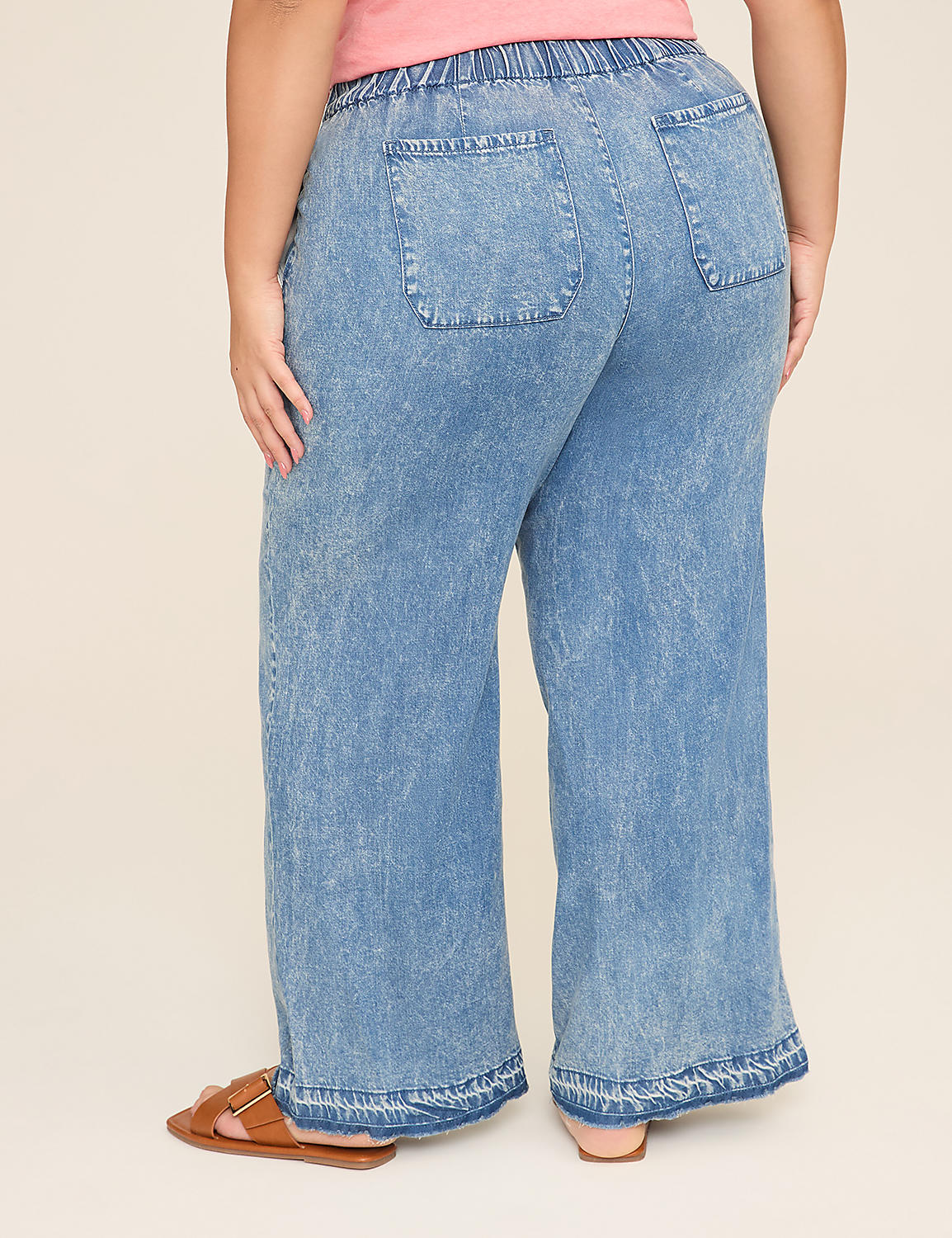 Pull-On Fit Lightweight Denim Relaxed Straight Jean Product Image 2