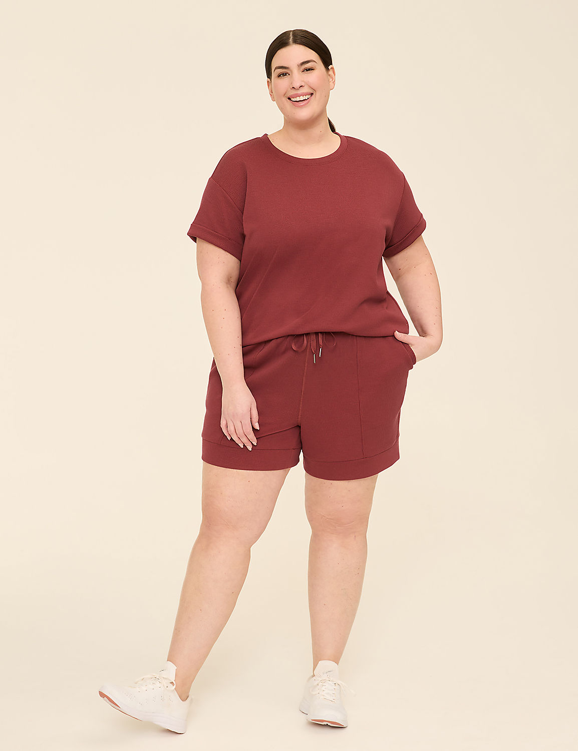 LIVI Ribbed Journey Short Product Image 3