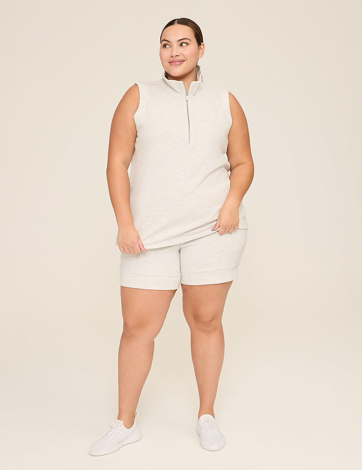 LIVI Ribbed Journey Short Product Image 3
