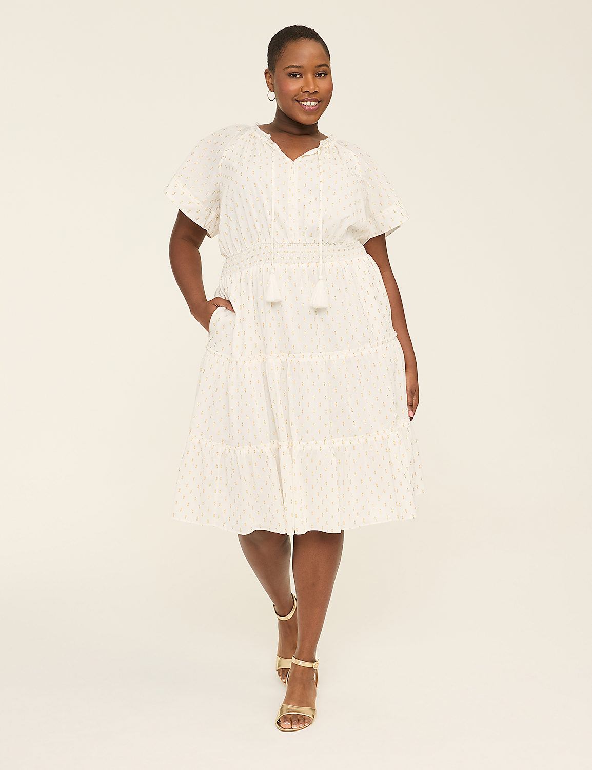 lurex chiffon midi dress with rhinestone belt GRWM: Styling A Rhinestone Midi Dress + Low-Back Bodysuit From @honeylove   #honeylovepartner #honeylove , Im wearing the color Runway  use the link  on my story & in my bio for 20% off , Rate this