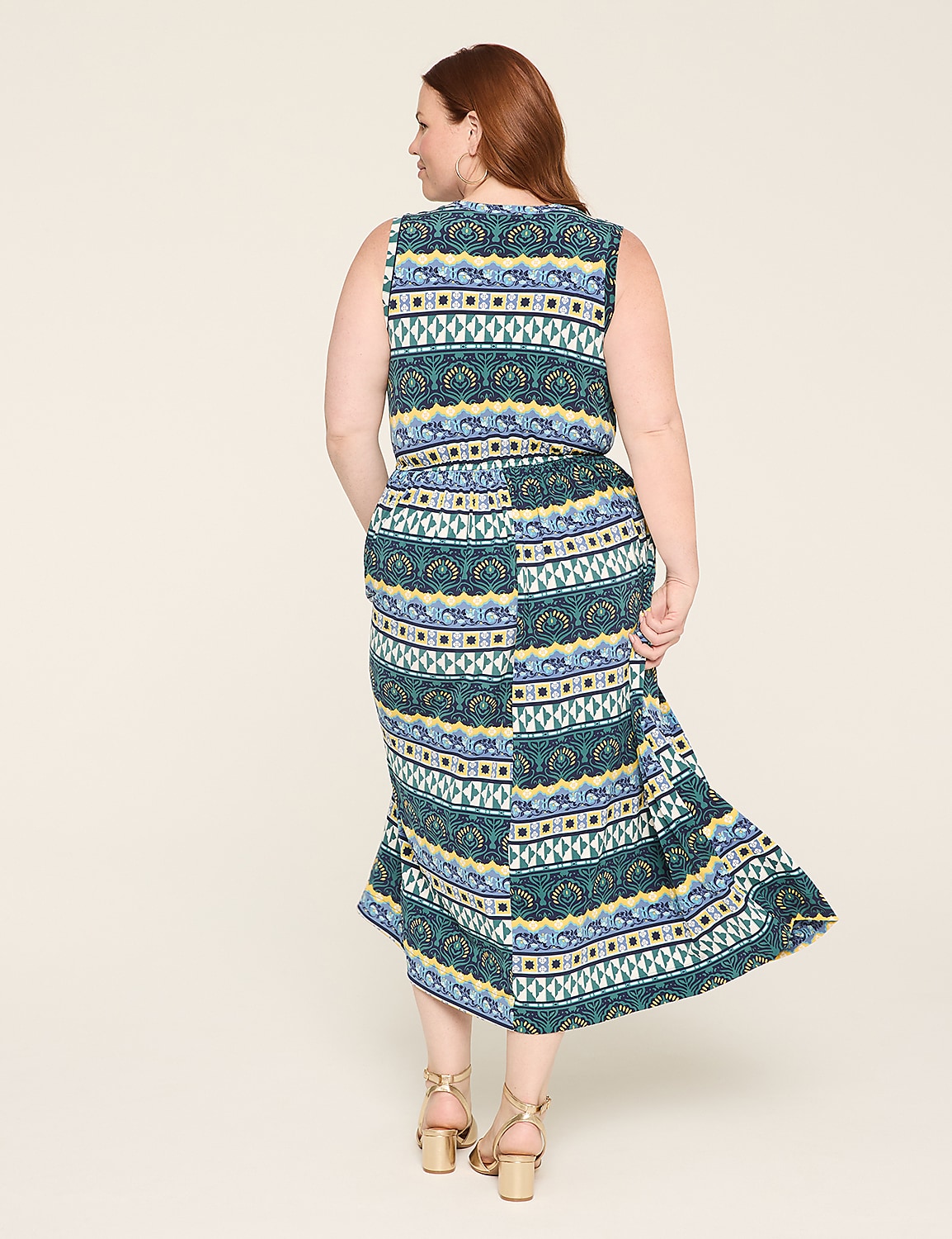 V-Neck Jersey Maxi Dress Product Image 2