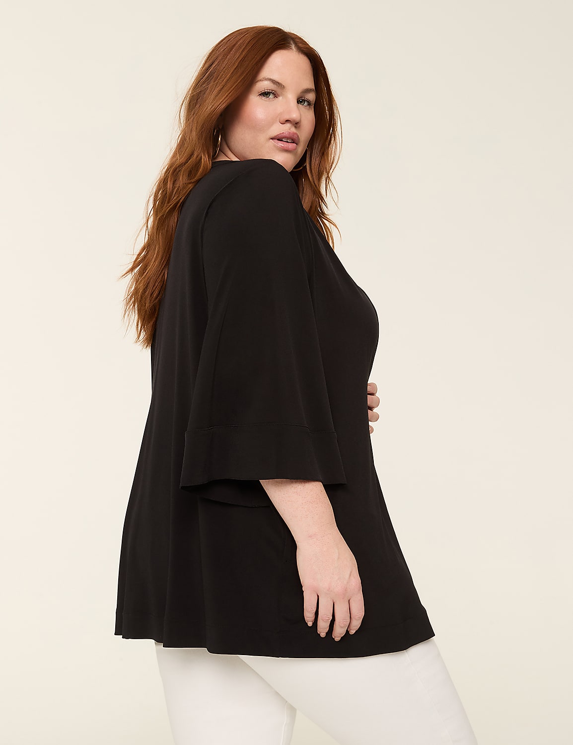 Relaxed Wide 3/4-Sleeve Overpiece Product Image 2
