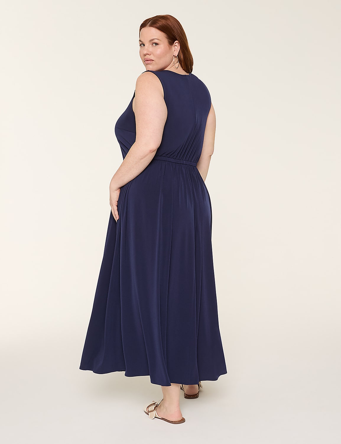 Swing Tie-Waist Jersey Maxi Dress Product Image 2