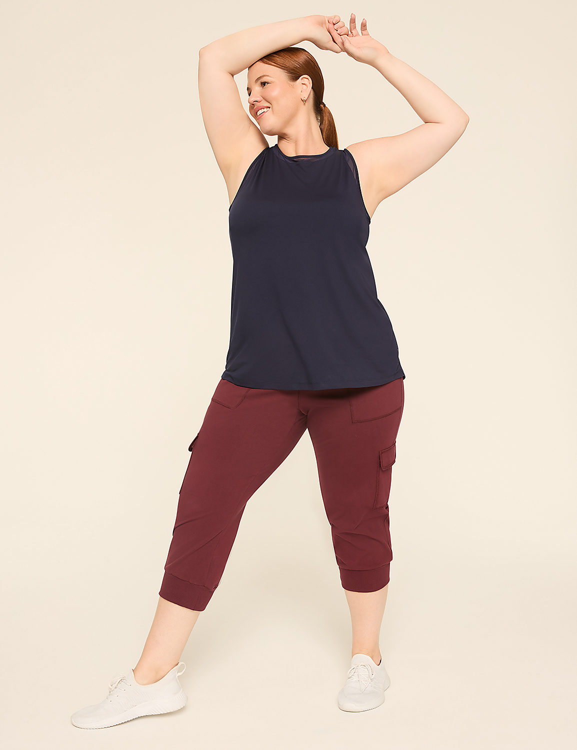 LIVI High-Rise Signature Stretch Cargo Jogger Product Image 3