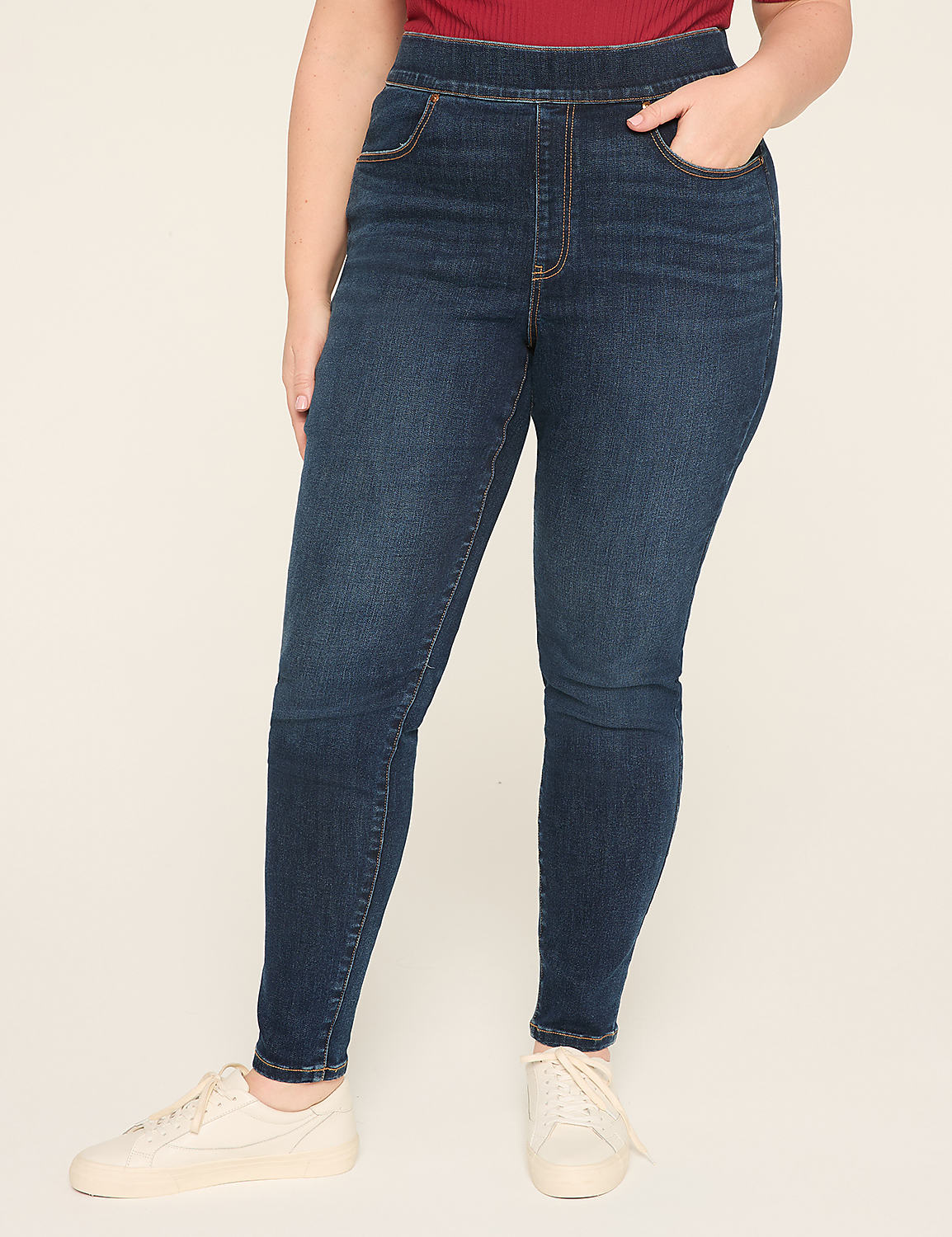 Pull-On Fit High-Rise Jegging Product Image 1