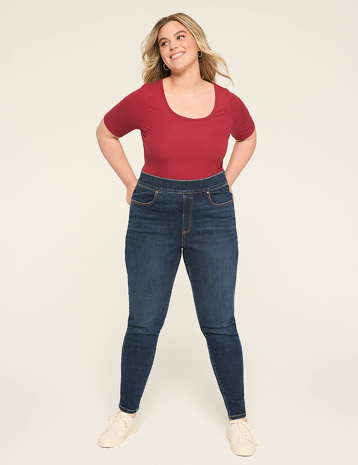 Pull-On Fit High-Rise Jegging Product Image 3