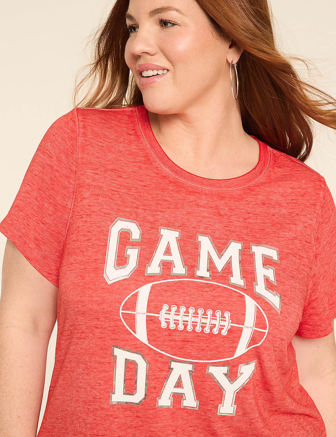 Foiled Game Day Graphic Tee Product Image 4