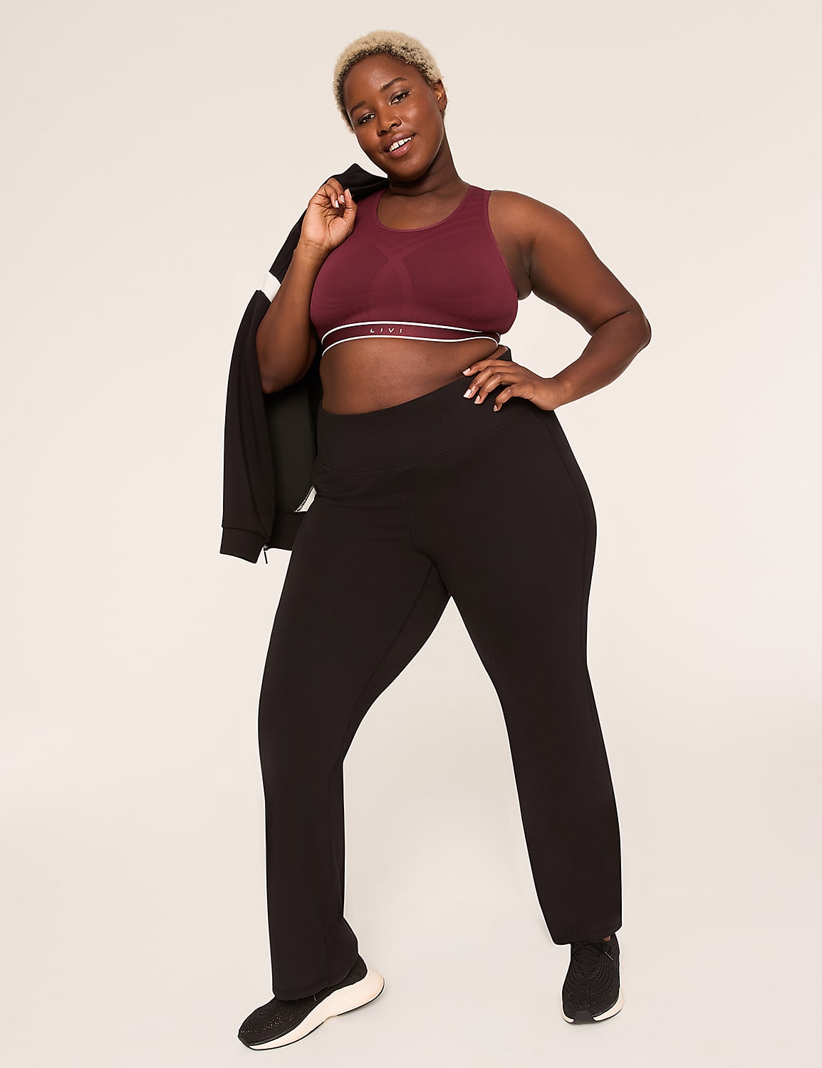 LIVI Wireless Medium-Impact Seamless Sports Bra Product Image 3