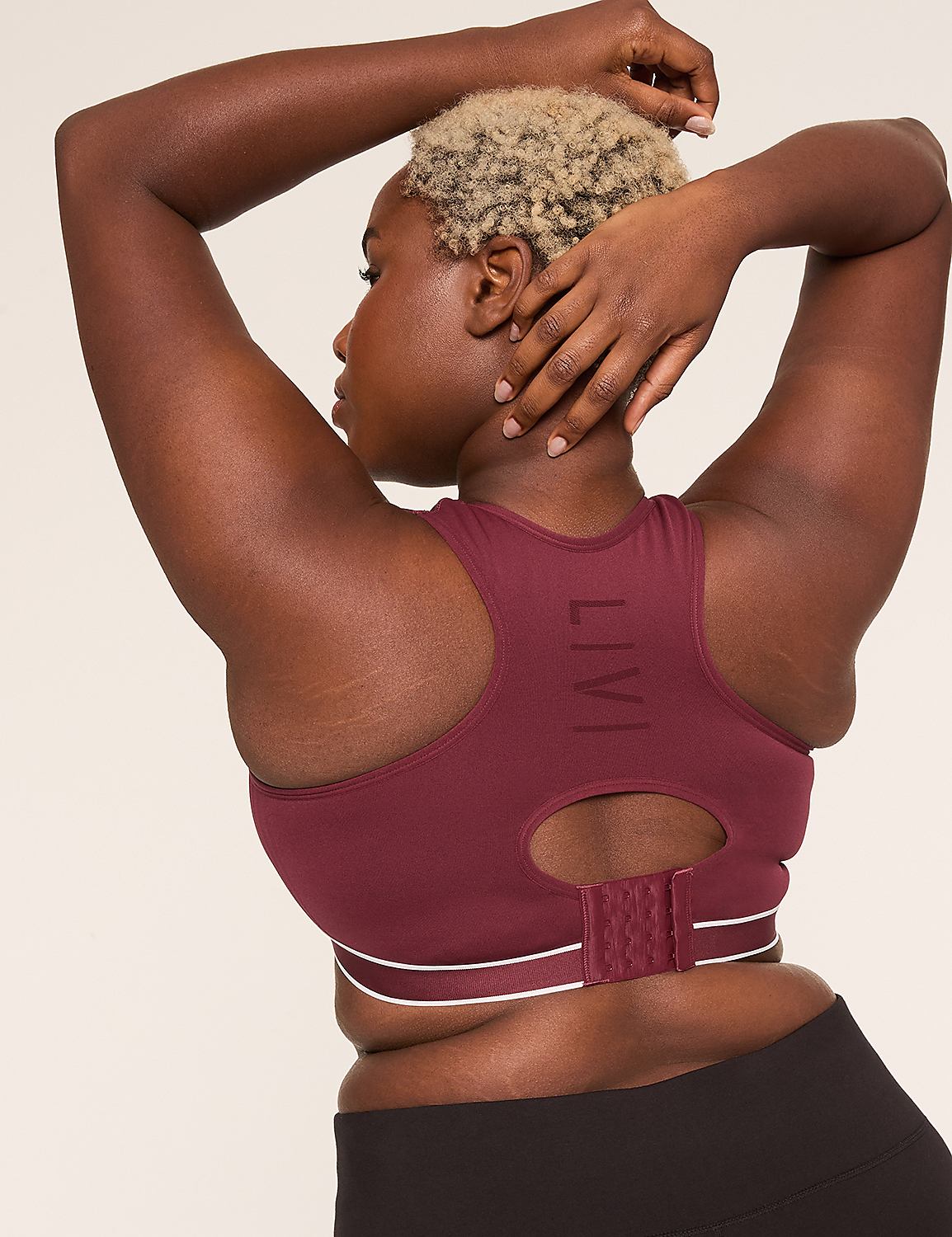 LIVI Wireless Medium-Impact Seamless Sports Bra Product Image 2