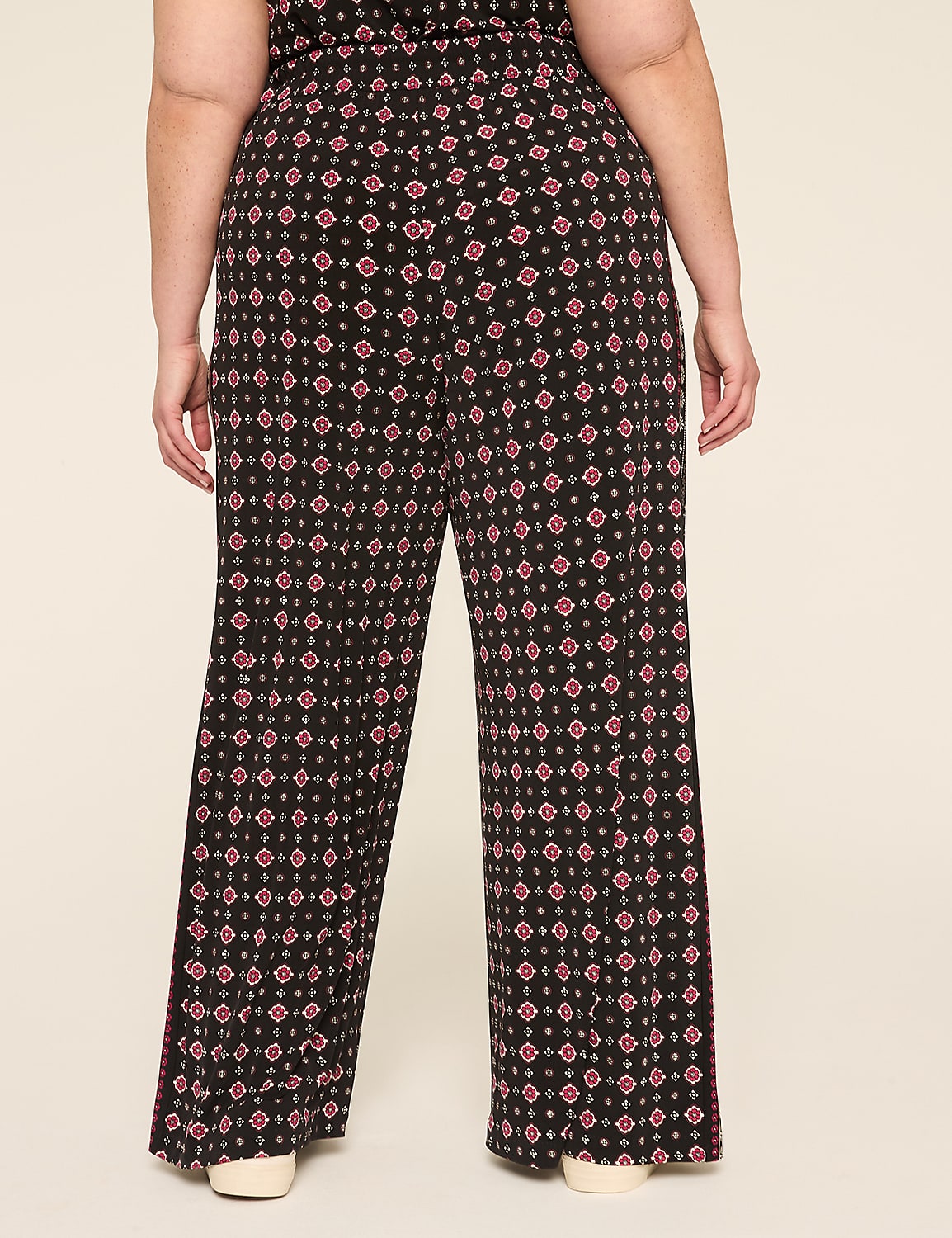Matte Jersey Pull-On Wide Leg Pant Product Image 2