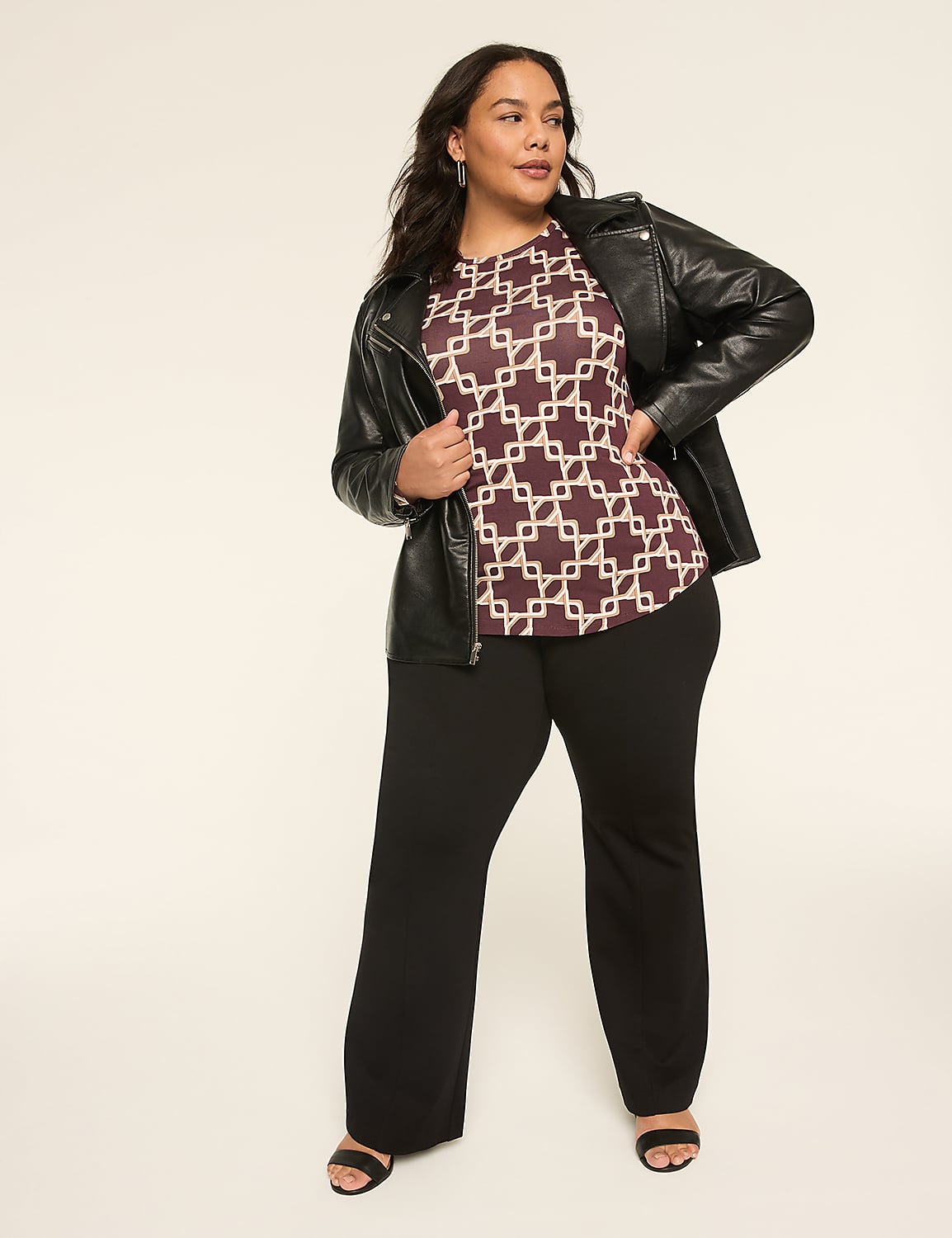 The Long-Sleeve Curved-Hem Tee Product Image 3