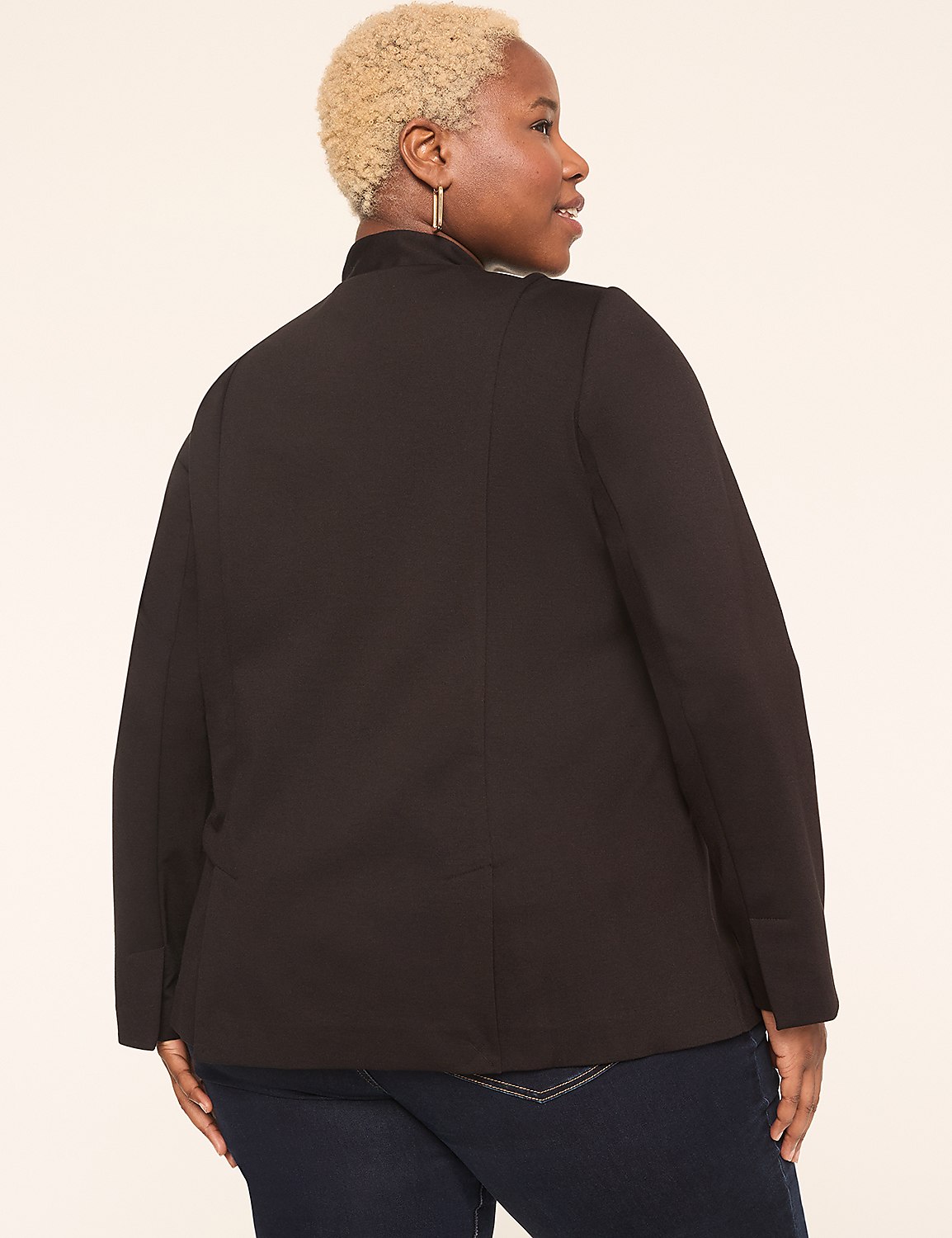 Ponte Twill Western Jacket Product Image 2