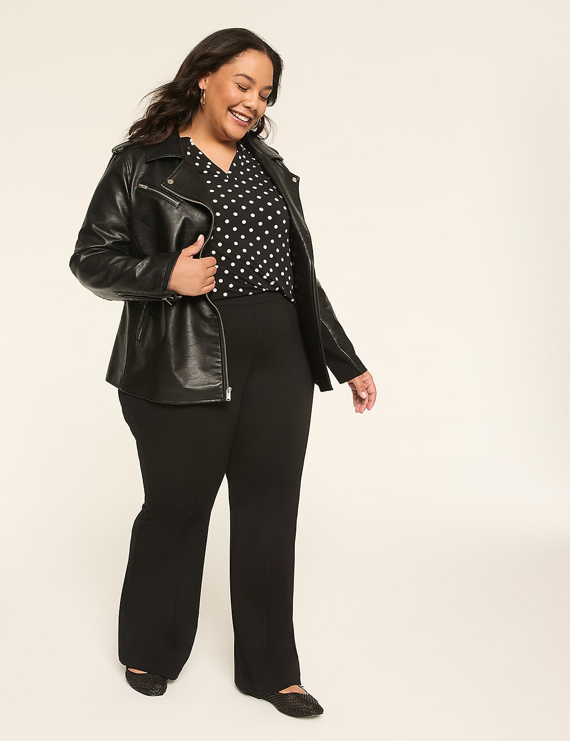 Ponte Pull-On High-Rise Flare Pant Product Image 5