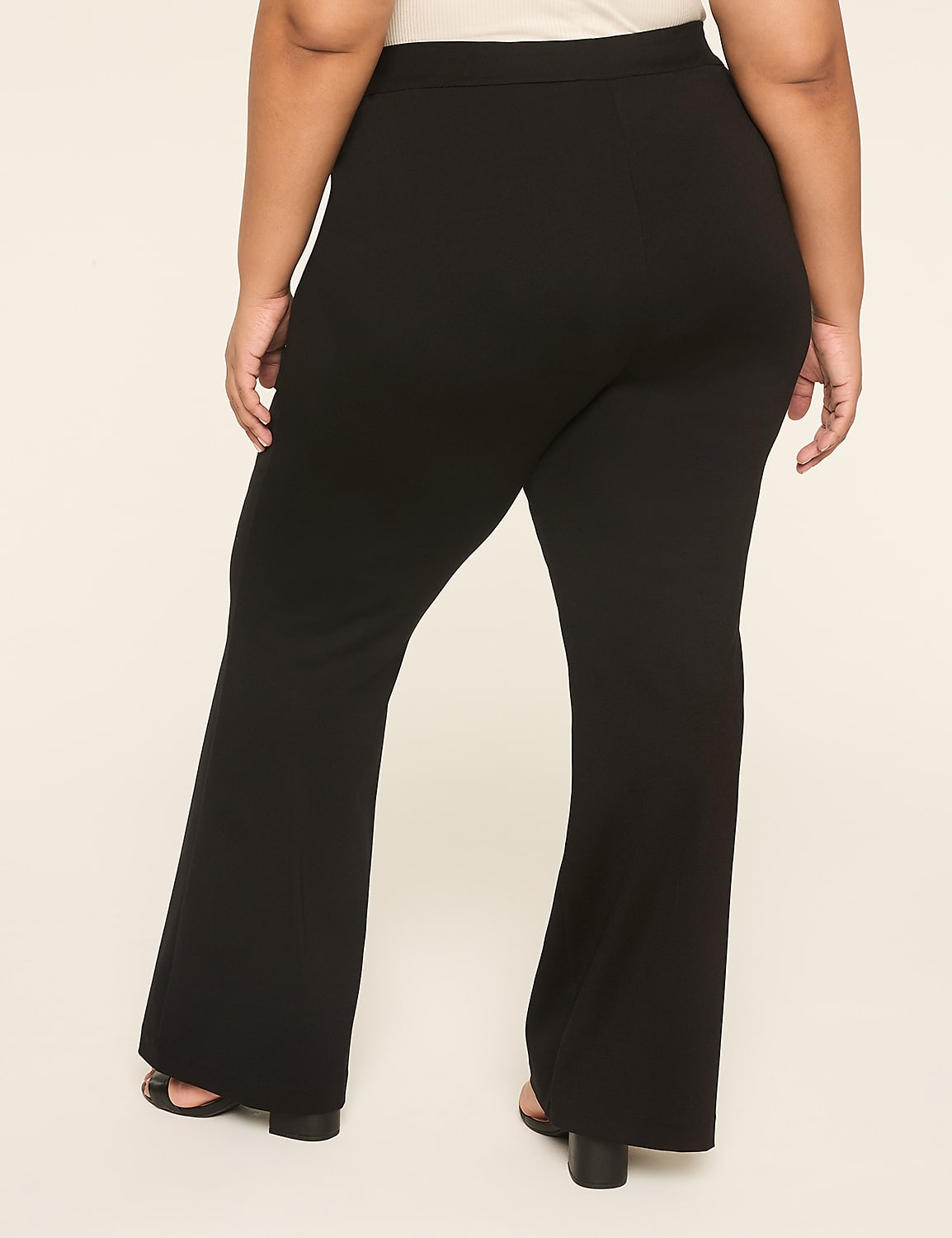 Ponte Pull-On High-Rise Flare Pant Product Image 6