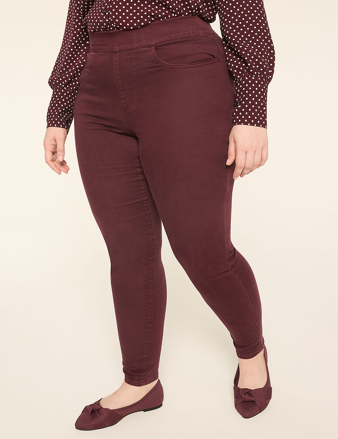 Pull-On Fit High-Rise Jegging Product Image 1