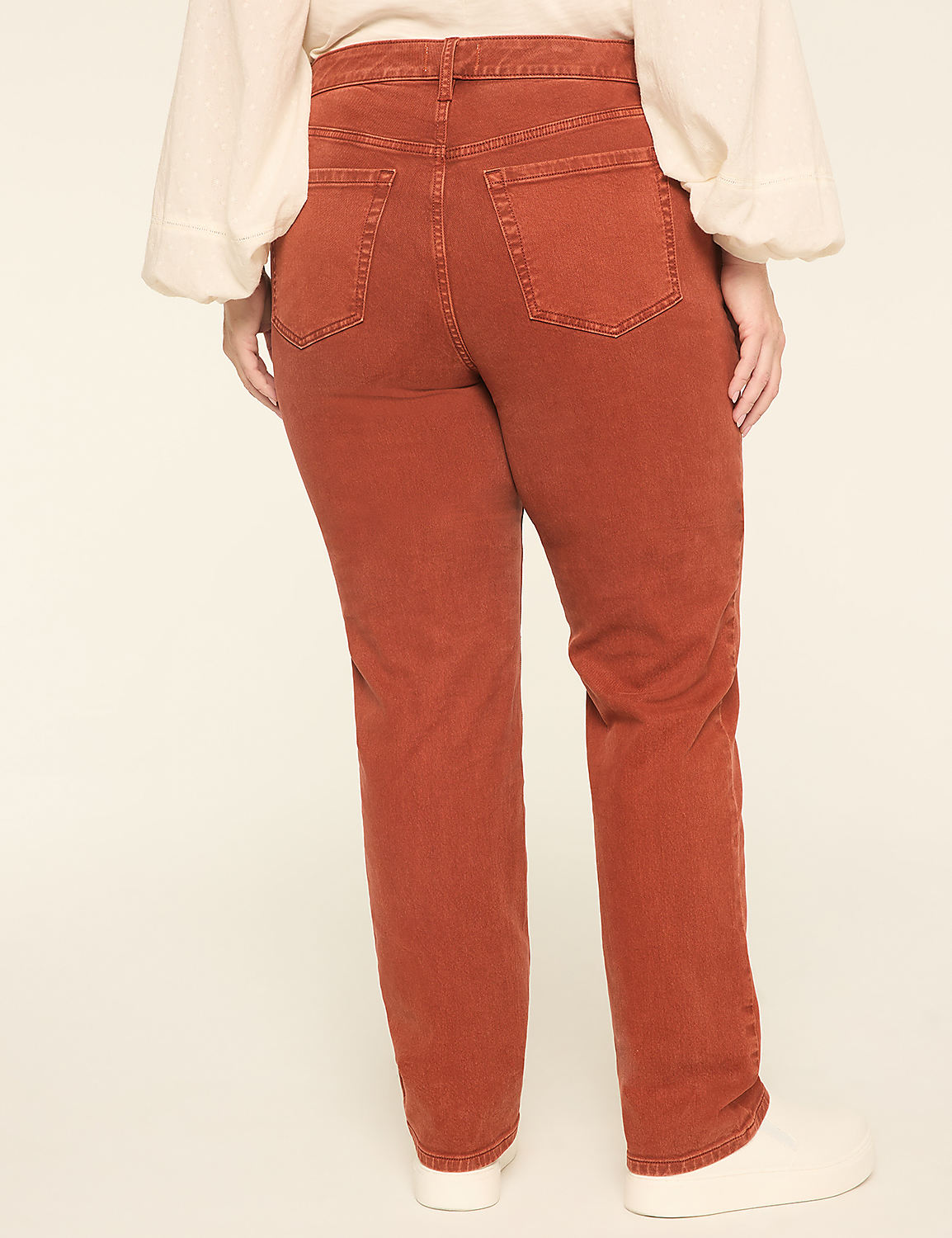 360 Flex Signature Fit High-Rise Straight Leg Jean Product Image 2