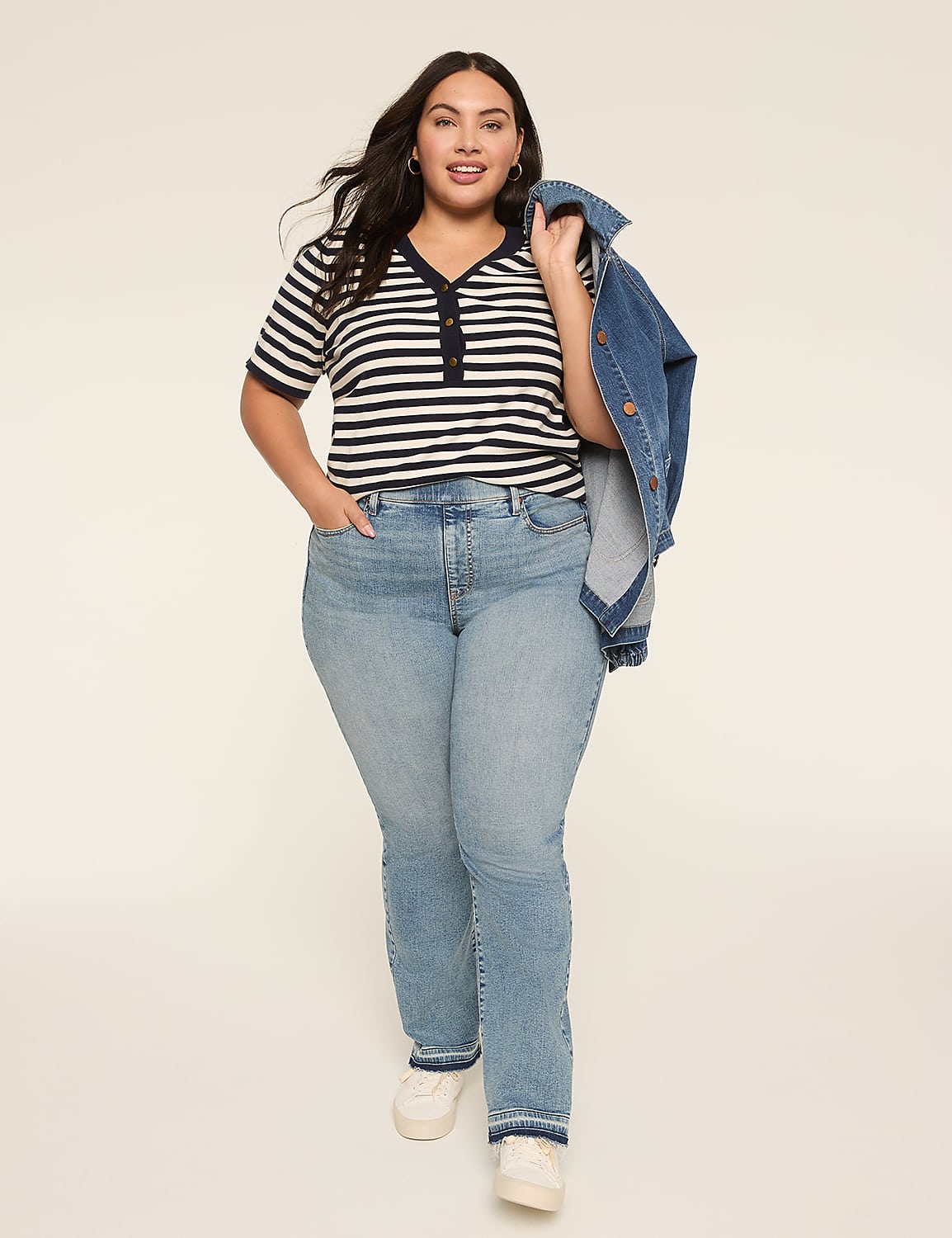 Tighter Tummy Fit Pull-On High-Rise Straight Jean Product Image 3