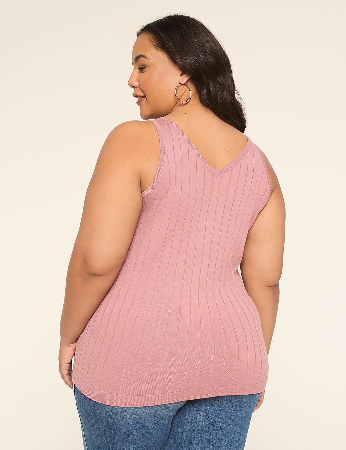 Rib Sweater Tank Product Image 2