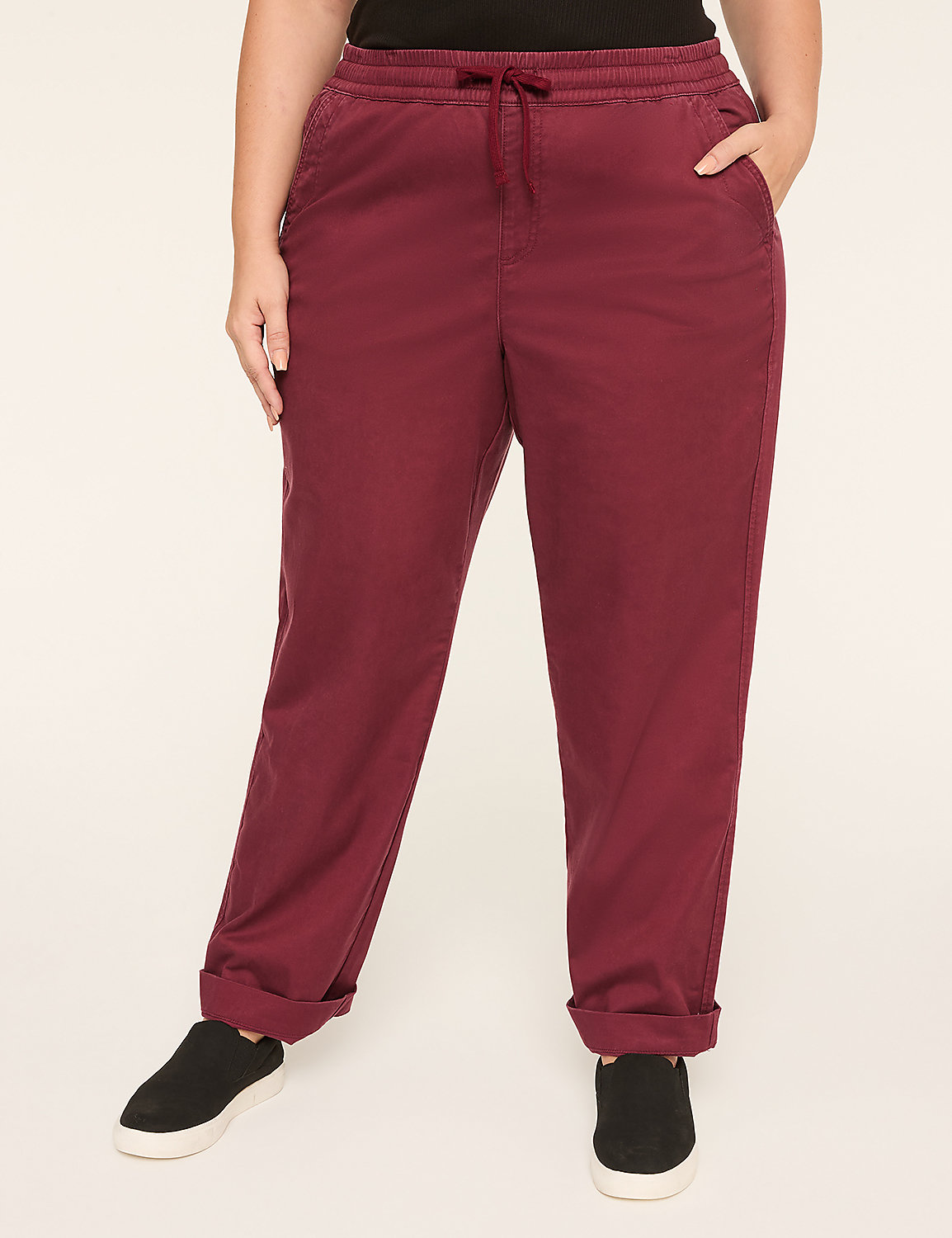Pull-On Super-Soft Ankle Chino Pant Product Image 1