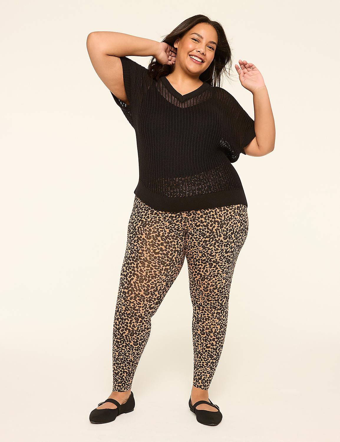 Printed Layering Fashion Legging Product Image 3