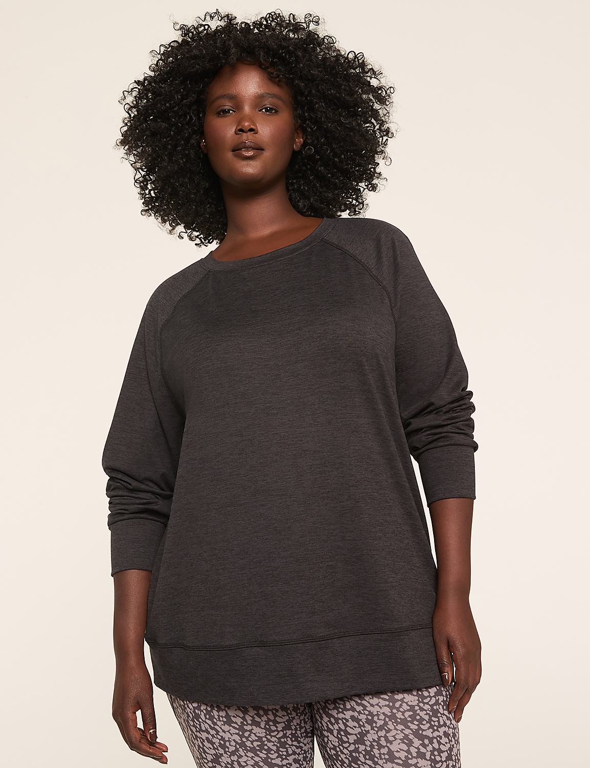 LIVI Soft Crew-Neck Sweatshirt Product Image 1
