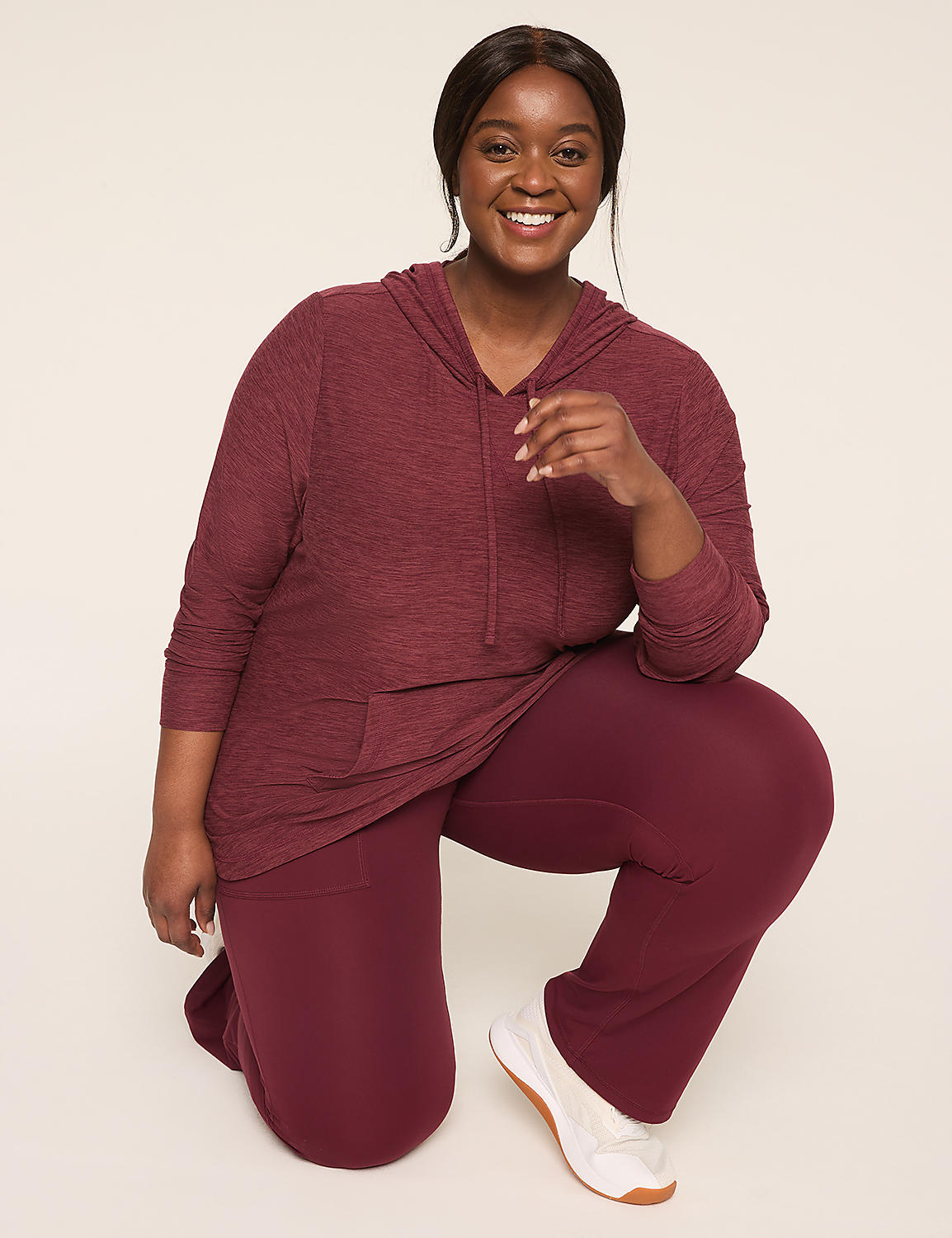 LIVI Soft Marled Long-Sleeve Hoodie Product Image 3