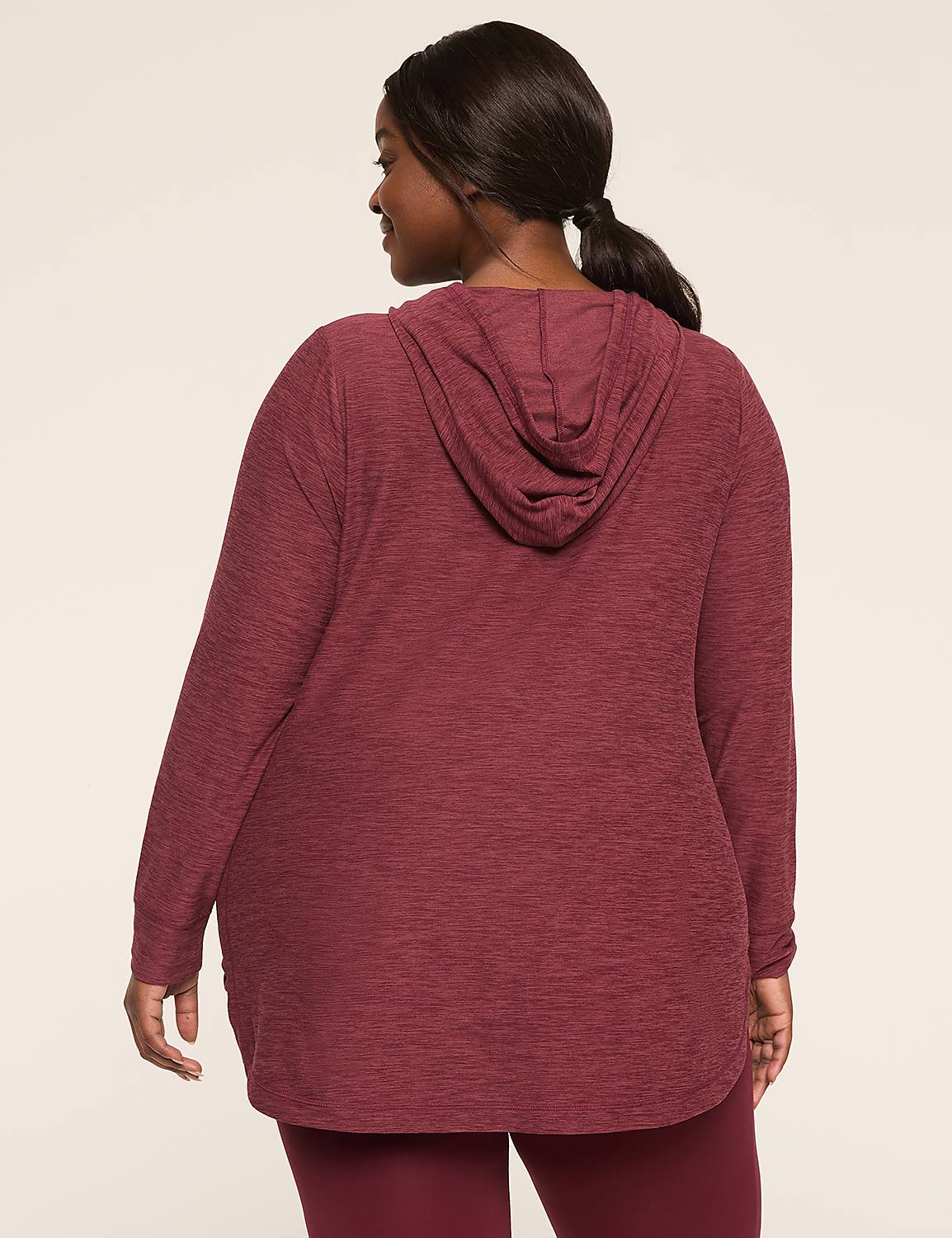 LIVI Soft Marled Long-Sleeve Hoodie Product Image 2