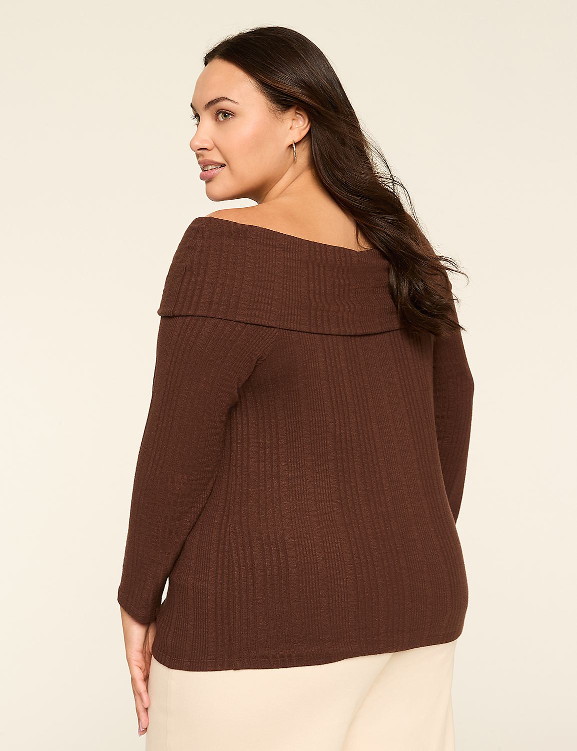 Rib Off-The-Shoulder Top Product Image 2