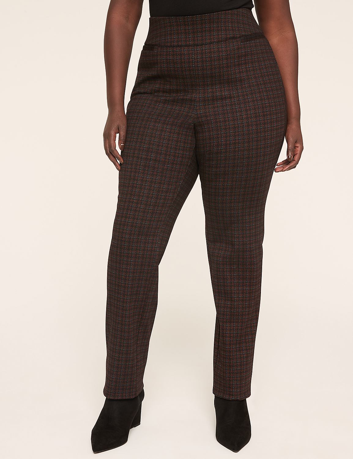 Ponte Pull-On Straight Leg Pant Product Image 1