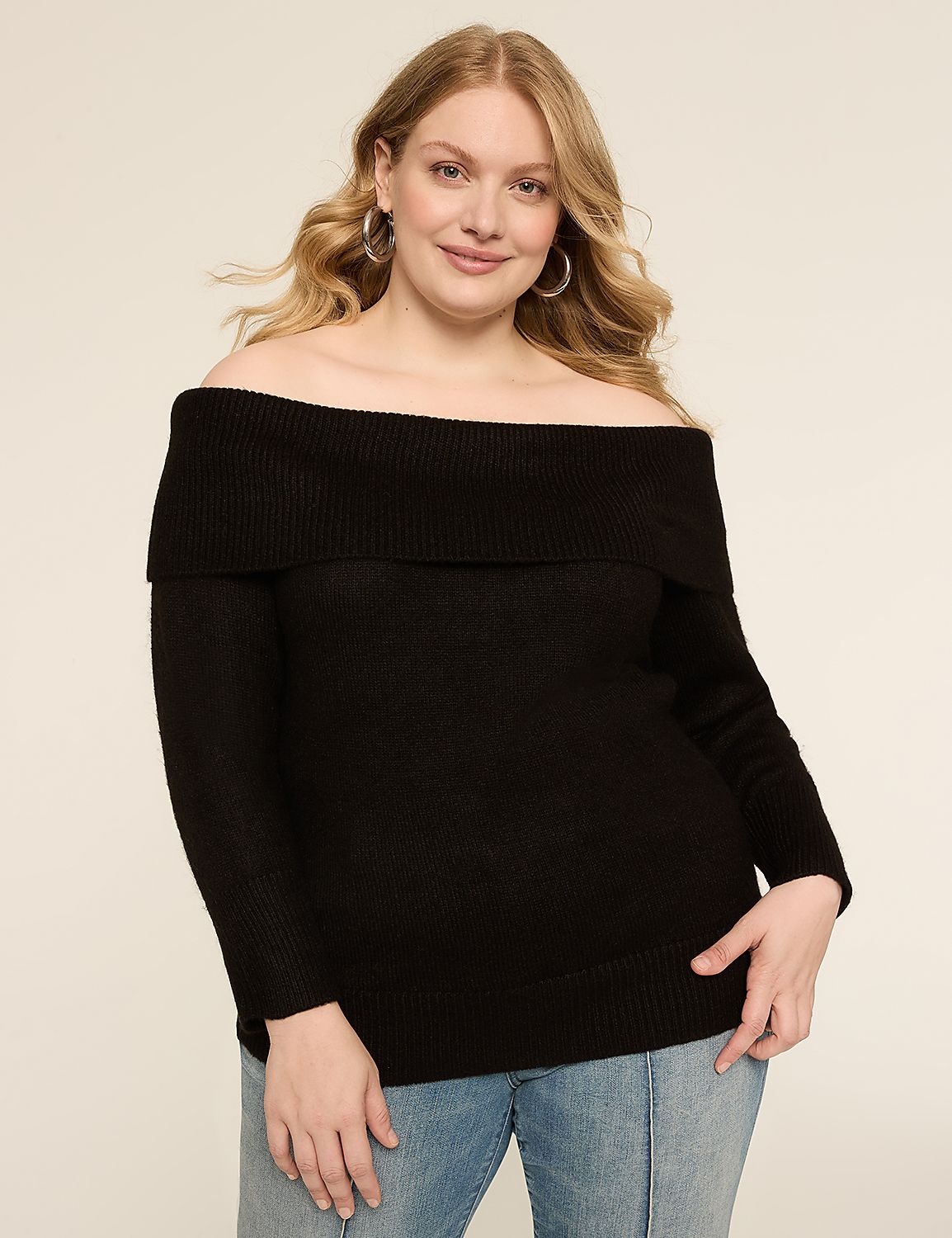 Off-The-Shoulder Sweater Product Image 1