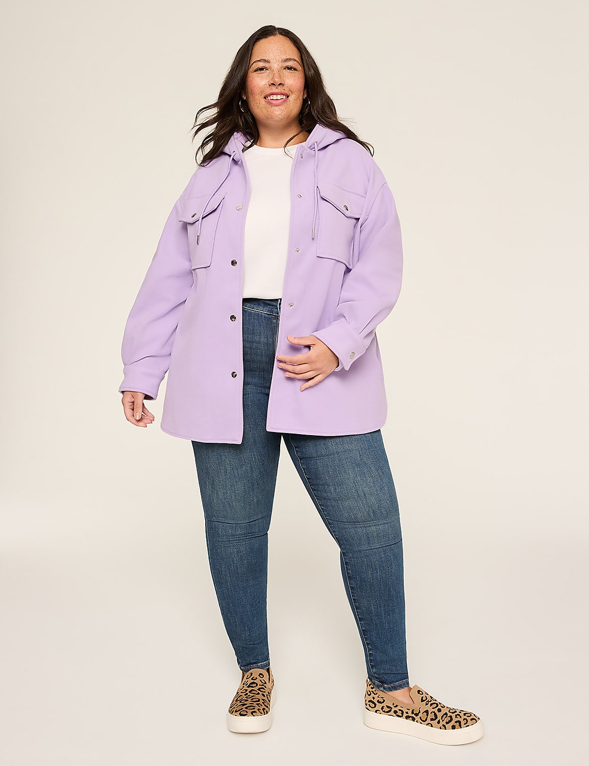 Double-Faced Hooded Shacket Product Image 3