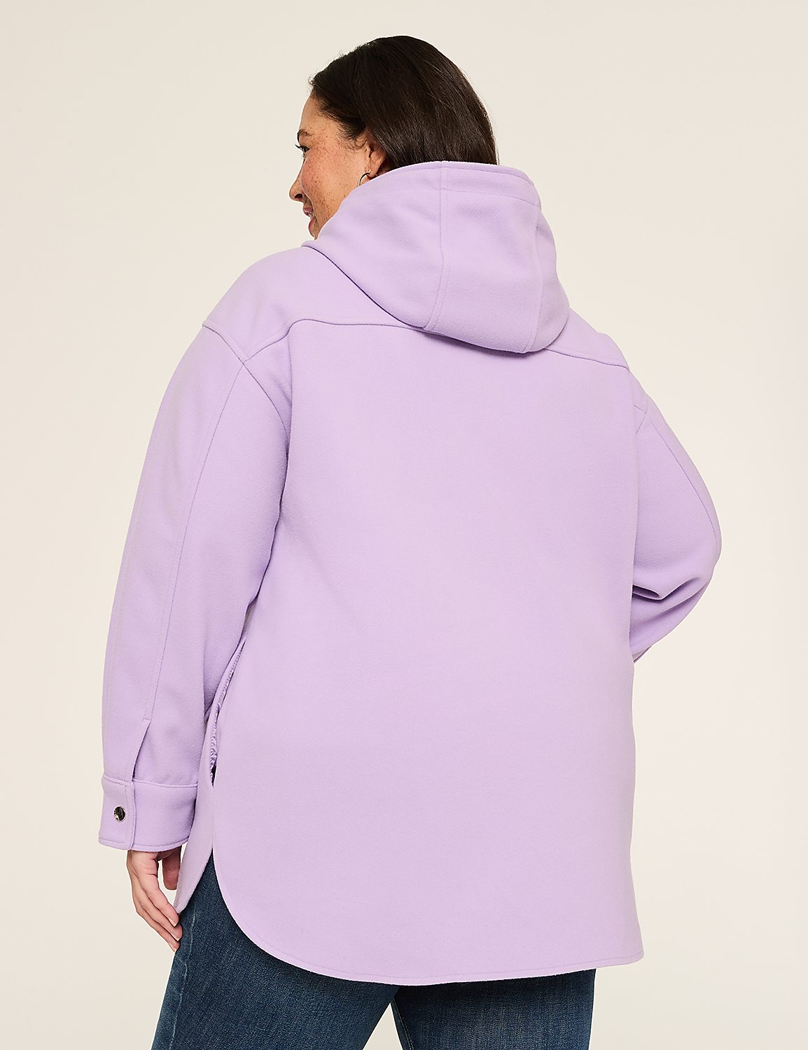 Double-Faced Hooded Shacket Product Image 2