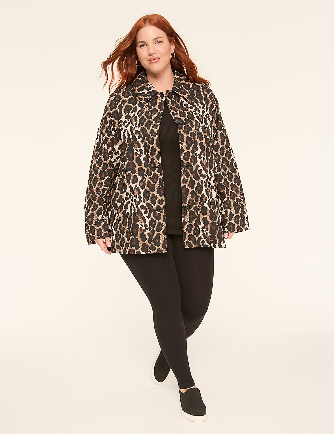 Printed Leopard Carcoat Product Image 3