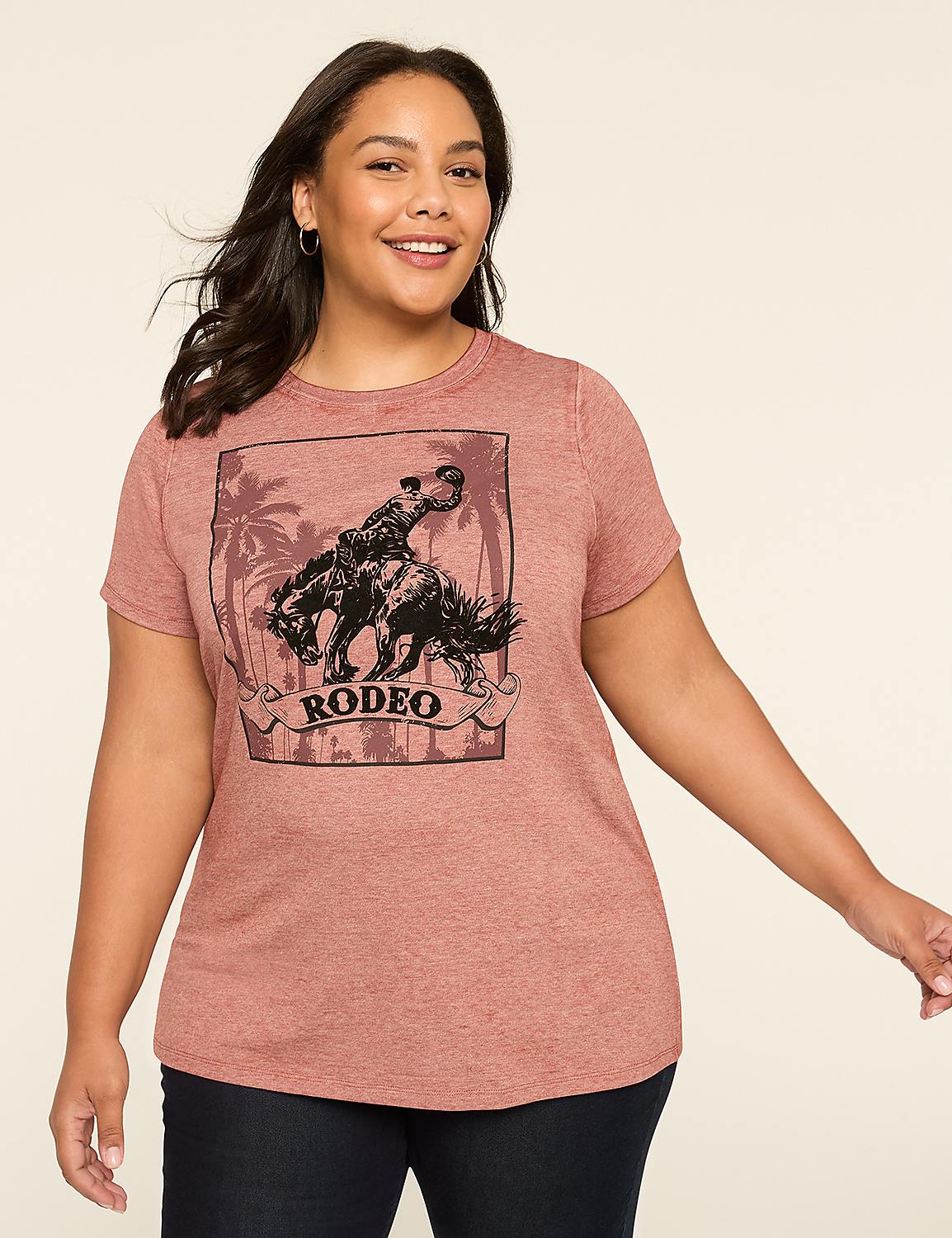 Textured Rodeo Graphic Tee Product Image 1