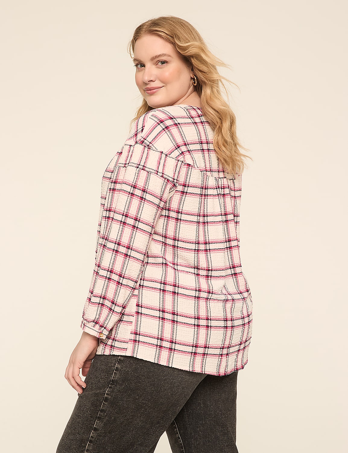 Bracelet-Sleeve Popover Blouse Product Image 2