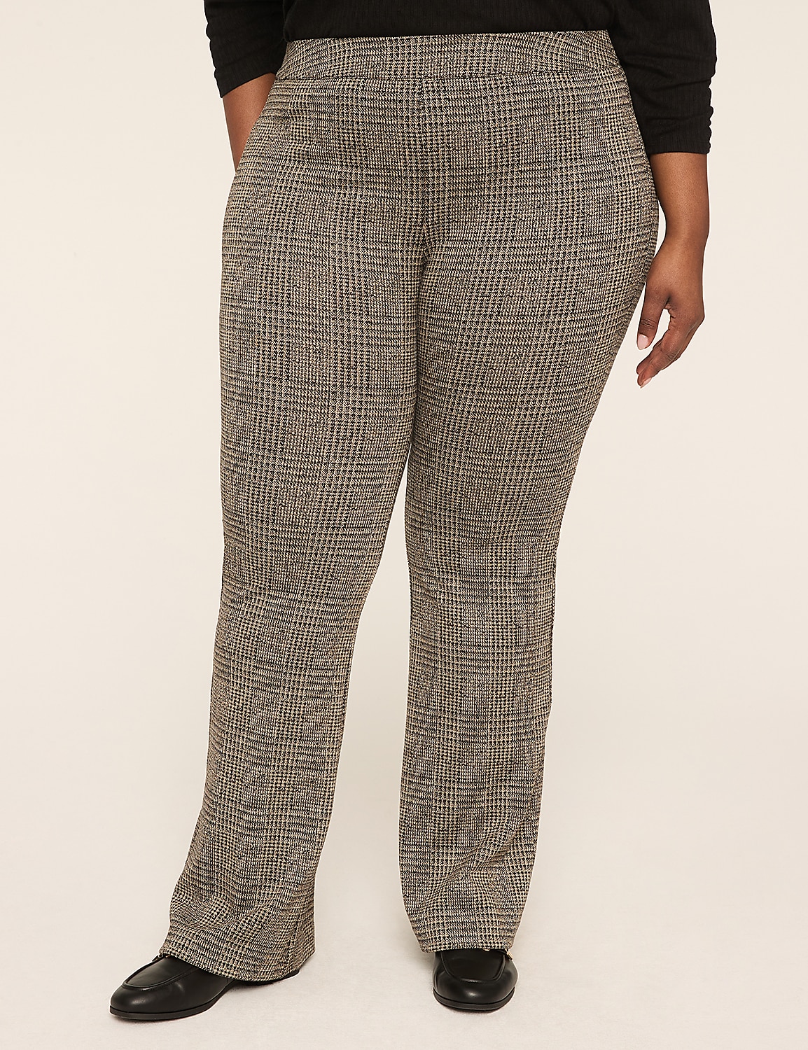 Ponte Pull-On High-Rise Flare Pant Product Image 1
